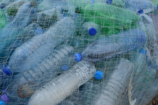 plastic bottle waste